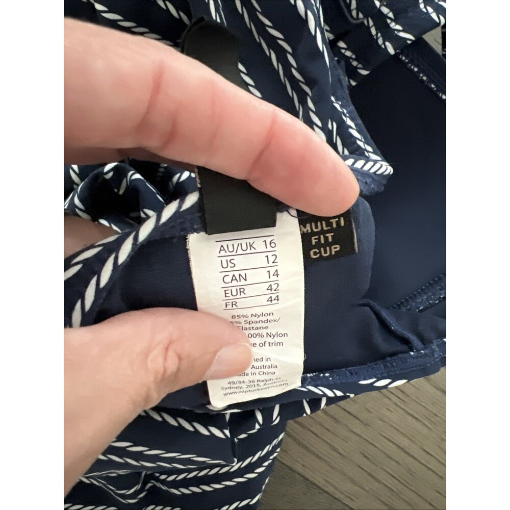 Nip Tuck Swimsuit Size 12 Twist Front One Piece B… - image 7